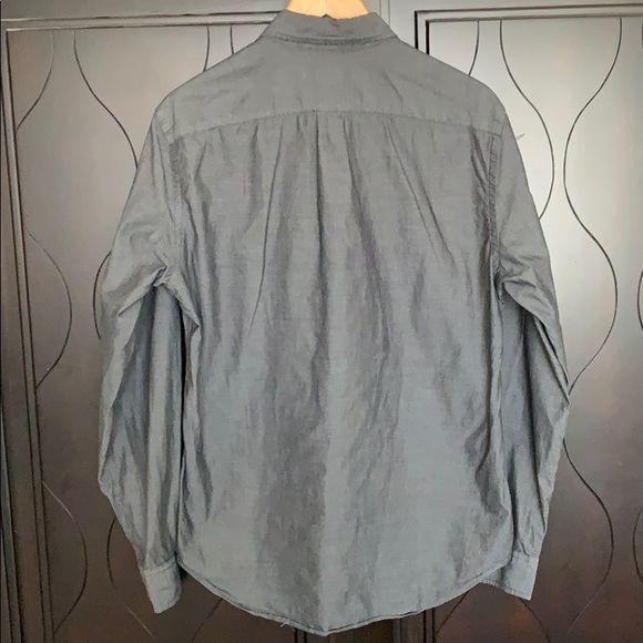 J. Crew Sunwashed Oxford Long Sleeve Shirt Gray - Picture 2 of 5